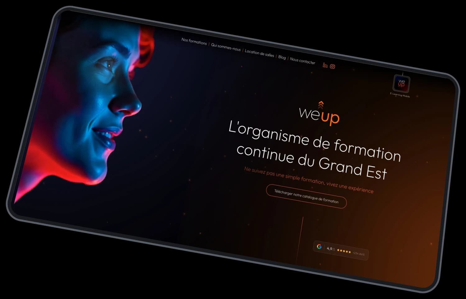 we-upformation.fr : la home de l'organisme de formation